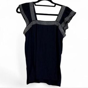 Loft Black & White Top